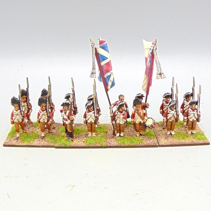 Grade D - Wargames Foundry - AWI - British Line Infantry Unit Grade D - Wargames Foundry - AWI - British Line Infantry Unit