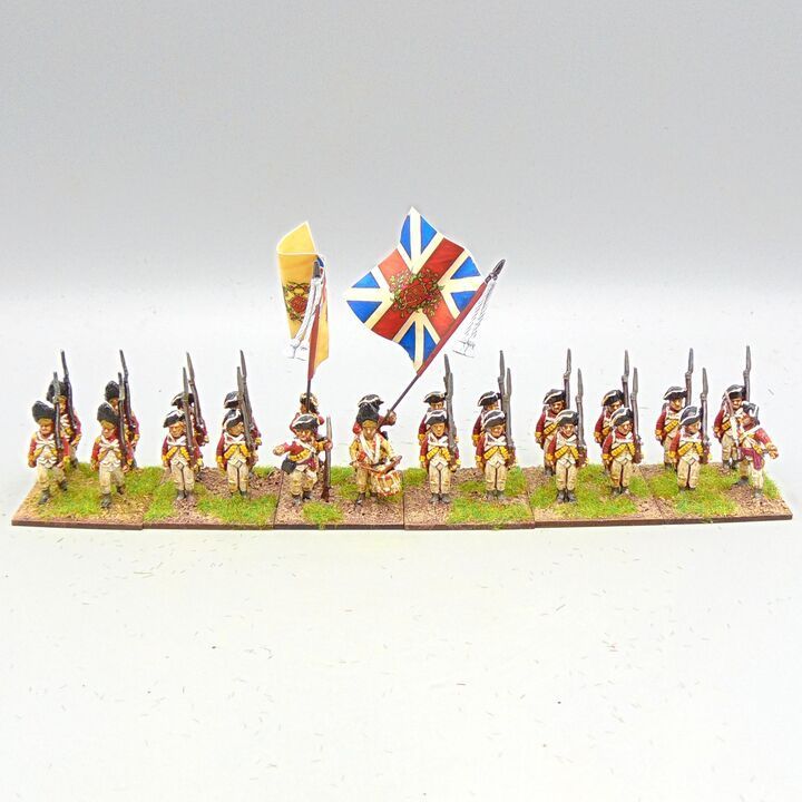 Grade D - Wargames Foundry - AWI - British Line Infantry Unit Grade D - Wargames Foundry - AWI - British Line Infantry Unit