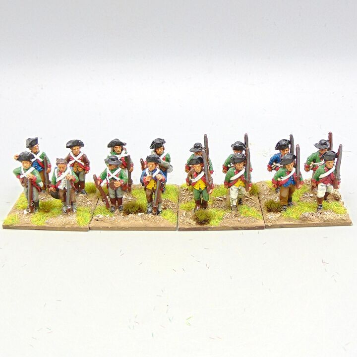 Grade D - Wargames Foundry - AWI - Uniformed US Militia Infantry Grade D - Wargames Foundry - AWI - Uniformed US Militia Infantry