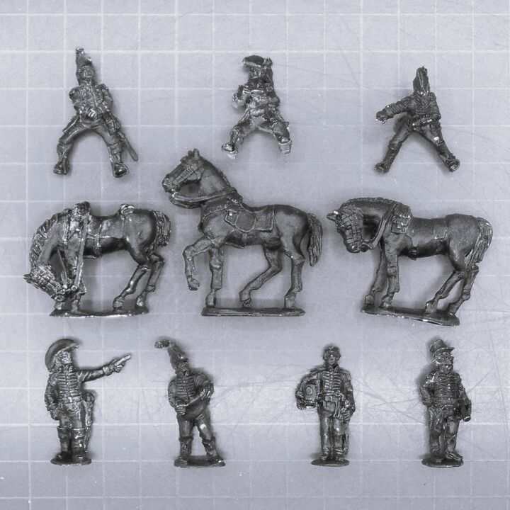 Wee Wolf Miniatures, War of 1812: US General & Staff Wee Wolf Miniatures, War of 1812: US General & Staff