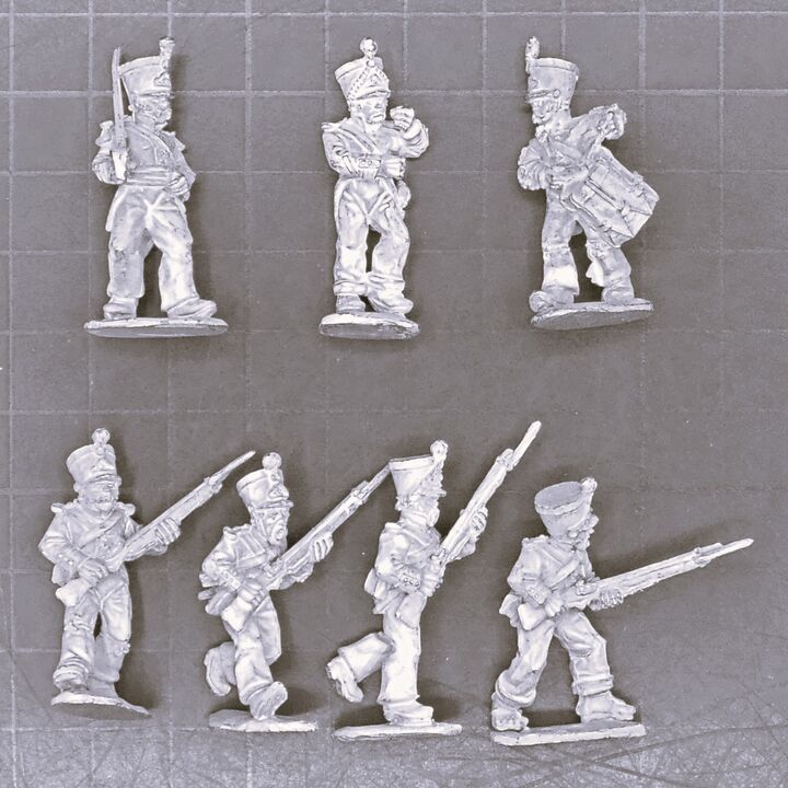 Boot Hill Miniatures, Texan Revolution & US/Mexican War: Mexican Line Infantry Boot Hill Miniatures, Texan Revolution & US/Mexican War: Mexican Line Infantry