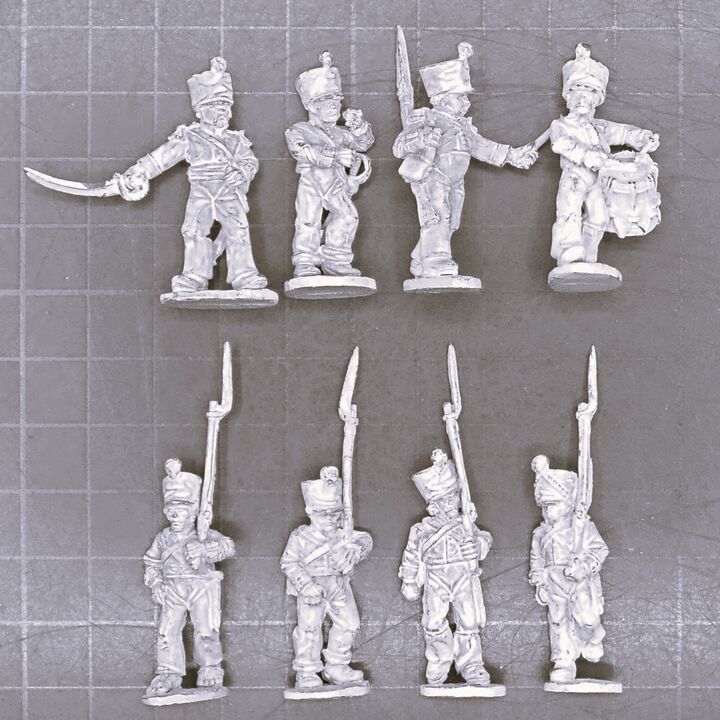 Boot Hill Miniatures, Texan Revolution & US/Mexican War: Mexican Line Infantry in Summer Dress Boot Hill Miniatures, Texan Revolution & US/Mexican War: Mexican Line Infantry in Summer Dress