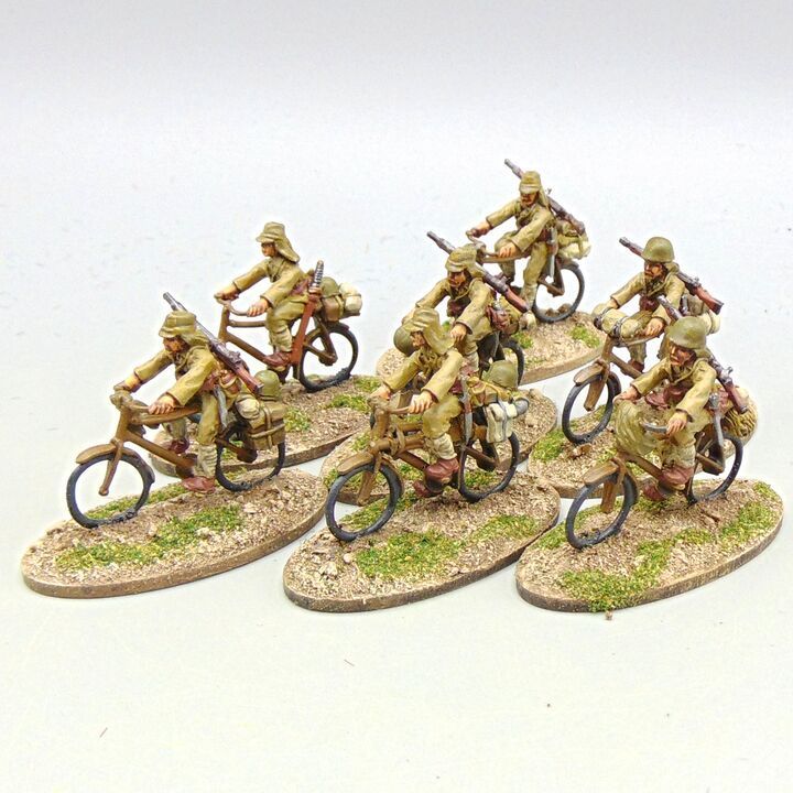 Grade D - Company B - WW2 Burma & Pacific - Japanese Infantry on Pedal Cycles