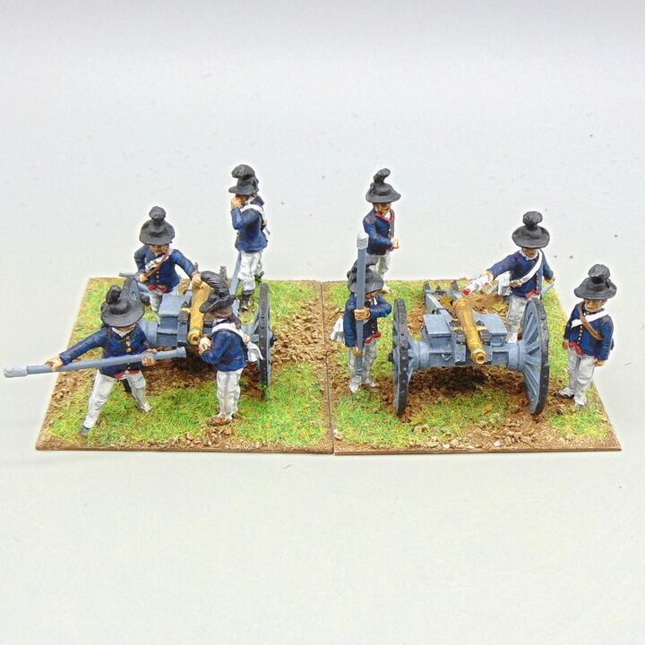 Grade D - Perry Miniatures - AWI - British 6lb Artillery Battery
