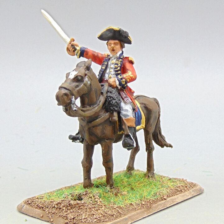 Grade D - Perry Miniatures - AWI - Mounted British Officer