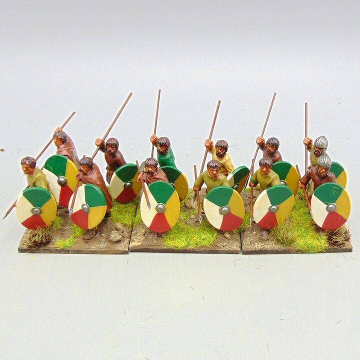 Grade D - Footsore Miniatures - Late Roman/Romano British - Unarmoured Infantry