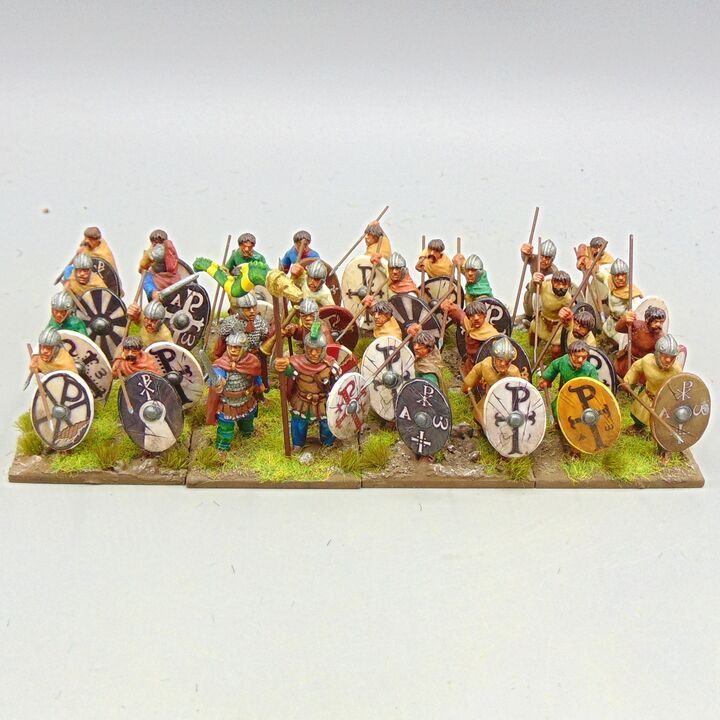 Grade C - Footsore Miniatures - Late Roman/Romano British - Unarmoured Infantry Unit