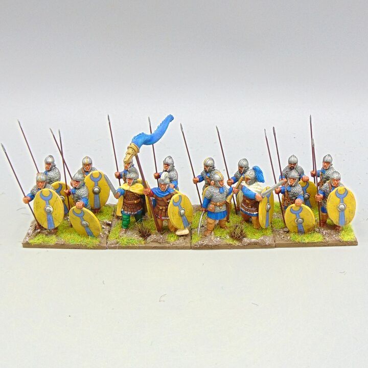 Grade C - Footsore Miniatures - Late Roman/Romano British - Armoured Infantry Unit