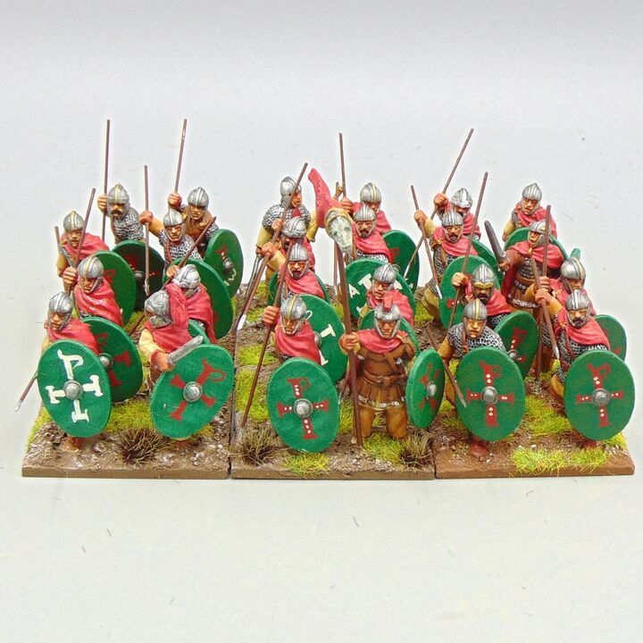 Grade C - Footsore Miniatures - Late Roman/Romano British - Armoured Infantry Unit