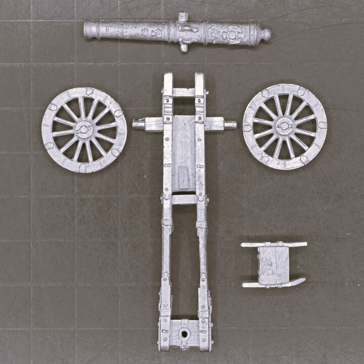 Minden Miniatures, Mid C18th - French 8lb Valliere System Field Gun Minden Miniatures, Mid C18th - French 8lb Valliere System Field Gun