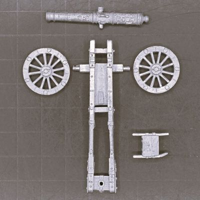 Minden Miniatures, Mid C18th - French 8lb Valliere System Field Gun Minden Miniatures, Mid C18th - French 8lb Valliere System Field Gun