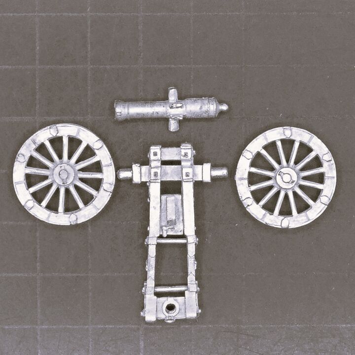Minden Miniatures, Mid C18th - Prussian 3lb Field Gun Minden Miniatures, Mid C18th - Prussian 3lb Field Gun