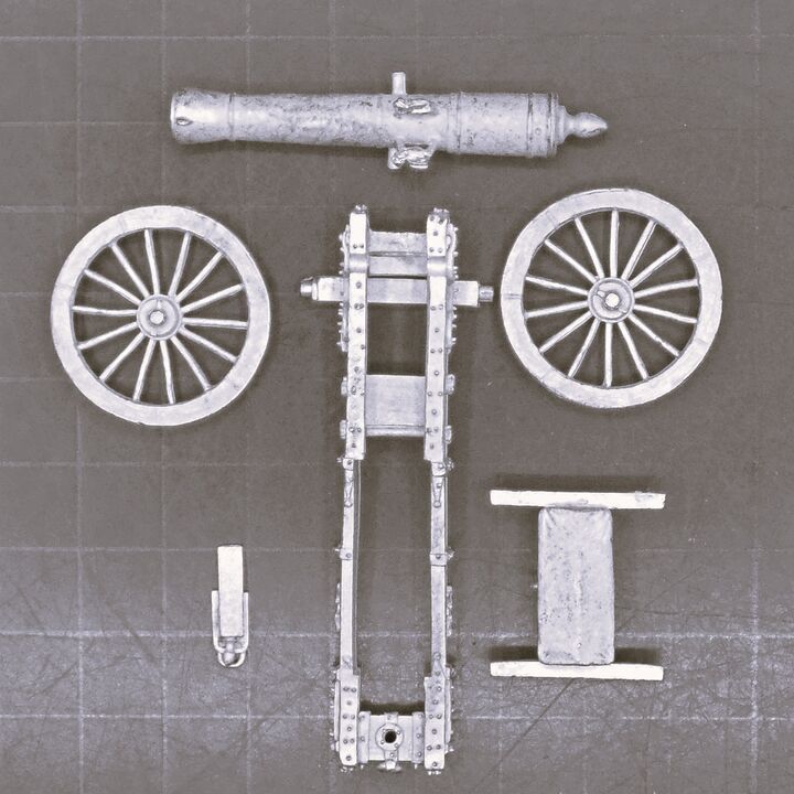 Minden Miniatures, Mid C18th - Prussian 12lb Brummer Field Gun Minden Miniatures, Mid C18th - Prussian 12lb Brummer Field Gun