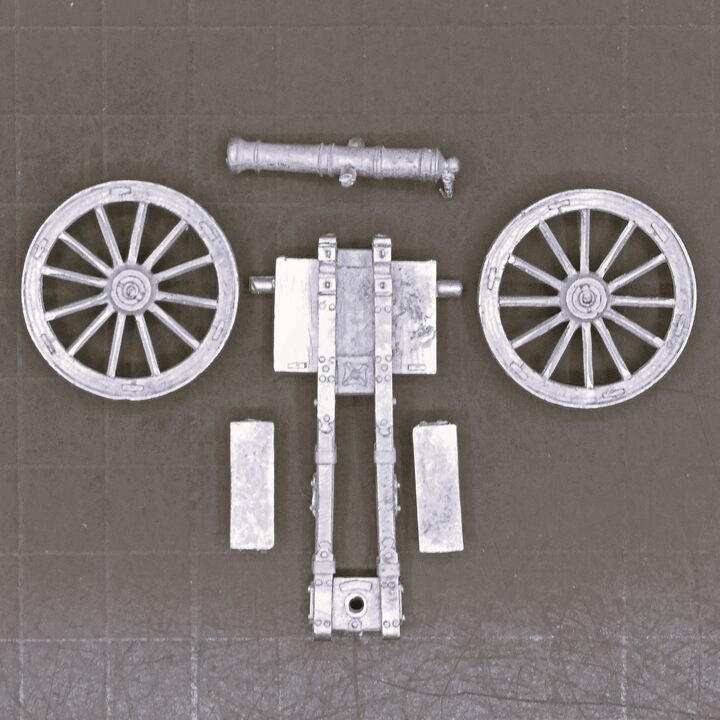 Minden Miniatures, Mid/Late C18th - British 6lb Field Gun Minden Miniatures, Mid/Late C18th - British 6lb Field Gun