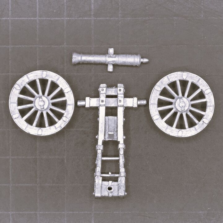 Minden Miniatures, Mid C18th - Prussian 6lb Field Gun Minden Miniatures, Mid C18th - Prussian 6lb Field Gun