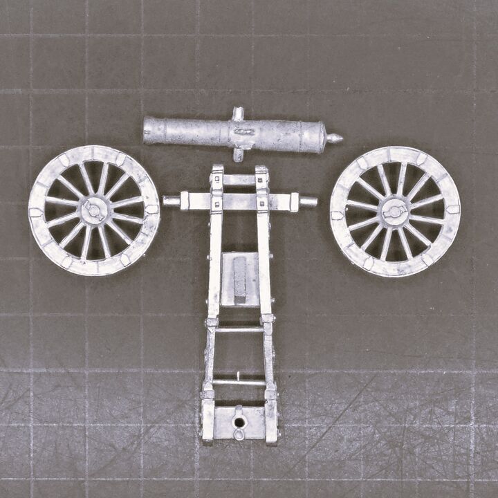 Minden Miniatures, Mid C18th - Prussian 12lb Field Gun Minden Miniatures, Mid C18th - Prussian 12lb Field Gun