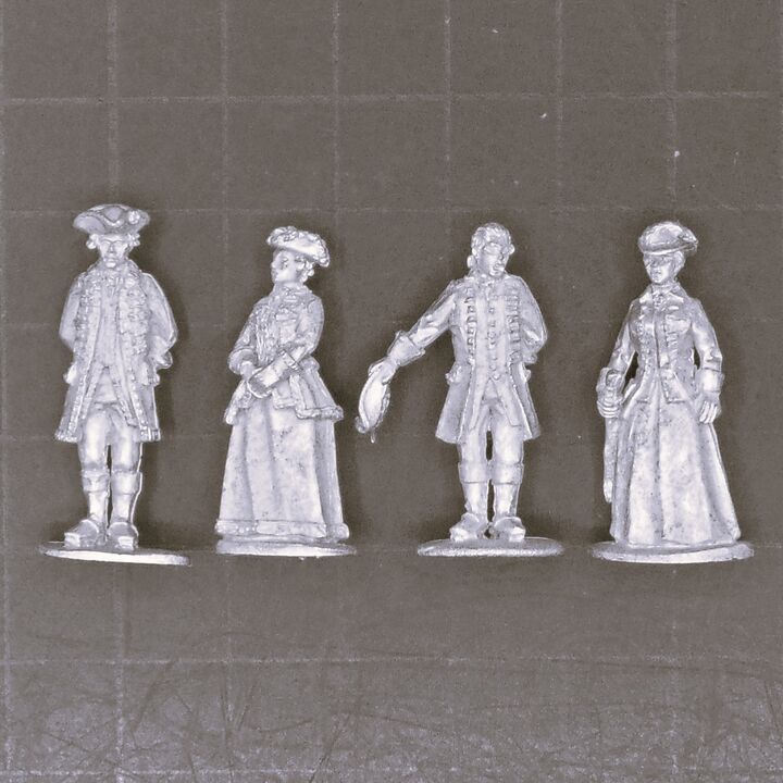 Minden Miniatures, Mid C18th - Civilian Ladies & Gentlemen Minden Miniatures, Mid C18th - Civilian Ladies & Gentlemen