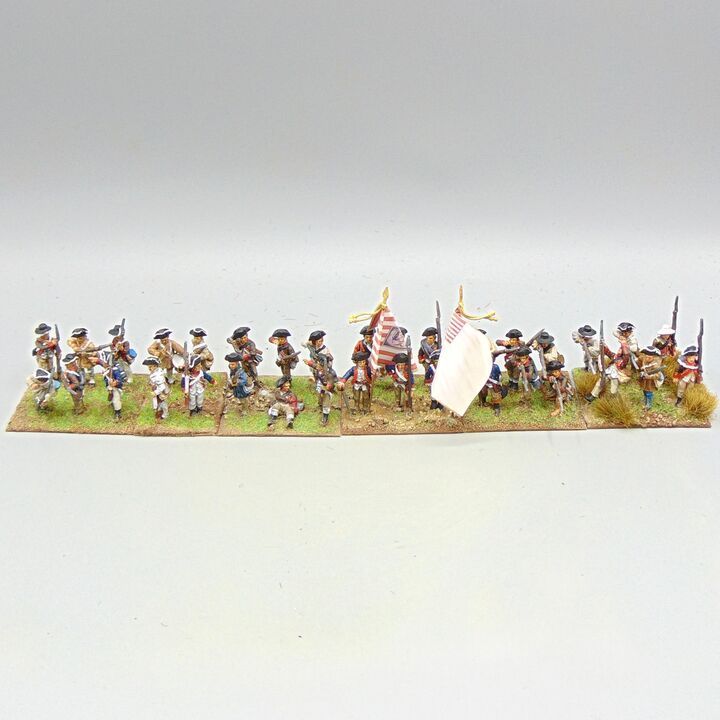 Grade D - Perry Miniatures- AWI - US Continental Infantry Unit Grade D - Perry Miniatures- AWI - US Continental Infantry Unit