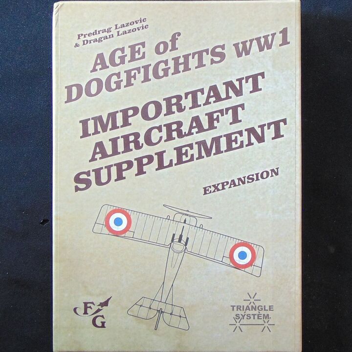 Age of Dogfights WW1 - Important Aircraft Supplement Expansion