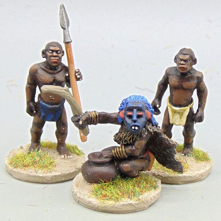Grade C - Wargames Foundry - Colonial Africa - Tribal Witch Doctor & Attendants Grade C - Wargames Foundry - Colonial Africa - Tribal Witch Doctor & Attendants