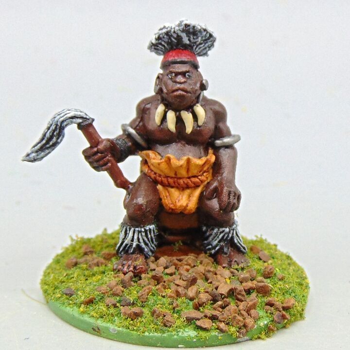 Grade D - Wargames Foundry - Colonial Africa - Tribal Chieftain Grade D - Wargames Foundry - Colonial Africa - Tribal Chieftain
