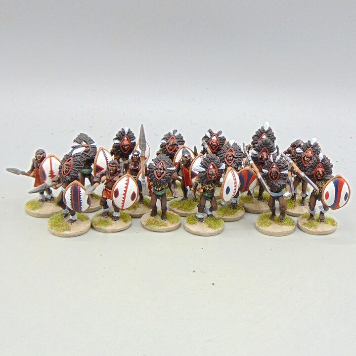 Grade C - Wargames Foundry - Colonial Africa - Masai Warriors Grade C - Wargames Foundry - Colonial Africa - Masai Warriors