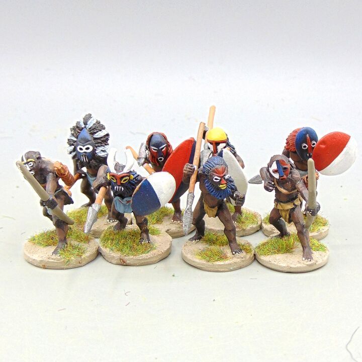 Grade C - Wargames Foundry - Colonial Africa - Tribal Warriors Grade C - Wargames Foundry - Colonial Africa - Tribal Warriors