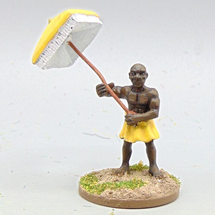 Grade C - Wargames Foundry - Colonial Africa - African Servant with Parasol Grade C - Wargames Foundry - Colonial Africa - African Servant with Parasol