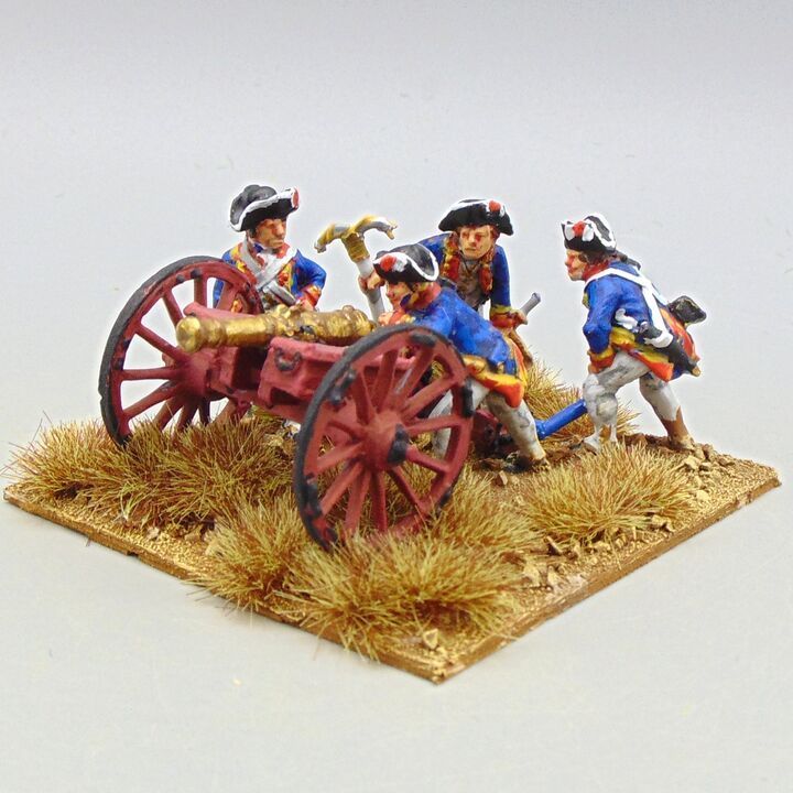 Grade D - Perry Miniatures - AWI - US 6lb Field Gun & Continental Crew Grade D - Perry Miniatures - AWI - US 6lb Field Gun & Continental Crew