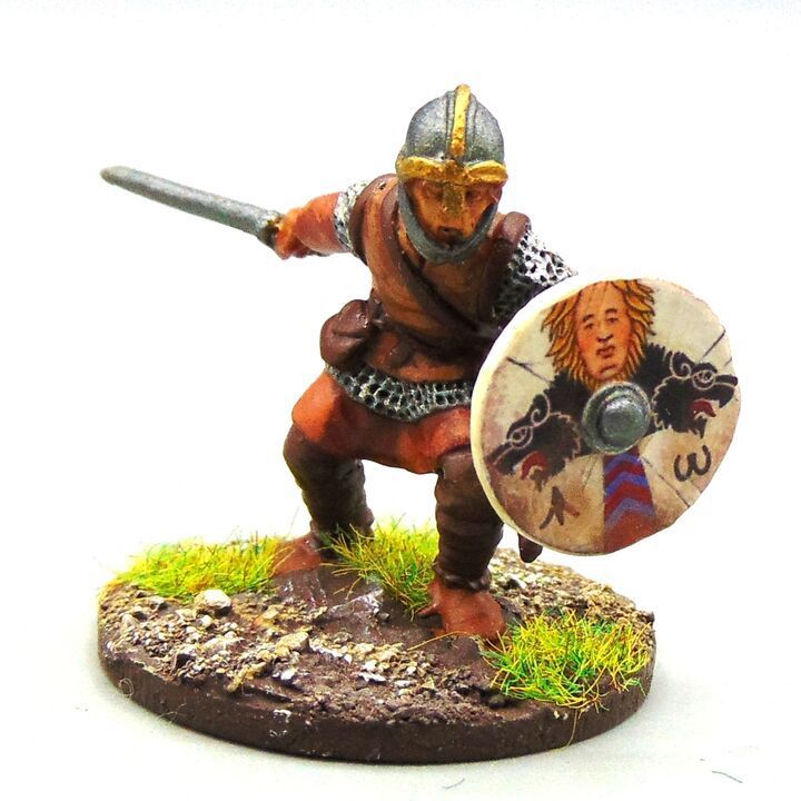 Grade C - Footsore Miniatures - Romano British - Arthurian Hero Gawain Grade C - Footsore Miniatures - Romano British - Arthurian Hero Gawain