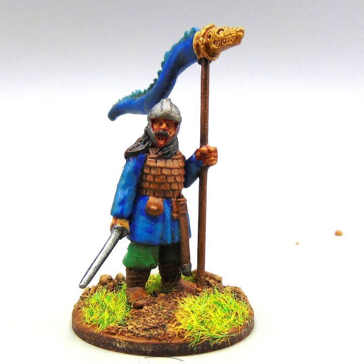 Grade C - Footsore Miniatures - Early Saxon - Standard Bearer Grade C - Footsore Miniatures - Early Saxon - Standard Bearer