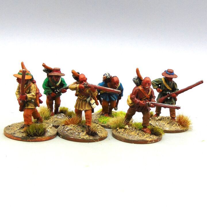 Grade C - Perry Miniatures - AWI - Stockbridge Tribe Indians