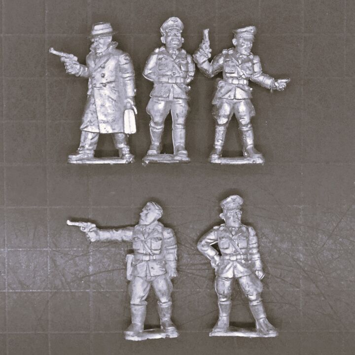 Pulp Figures, WW2: Arrogant German Gestapo Officers Pulp Figures, WW2: Arrogant German Gestapo Officers