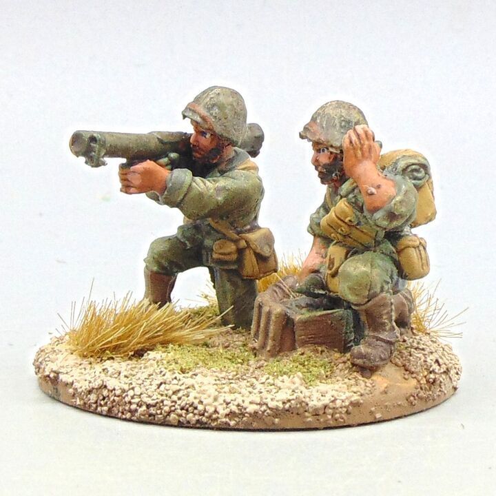 Grade C - Warlord Games - WW2 Burma & Pacific - US Marine Corps Bazooka Team