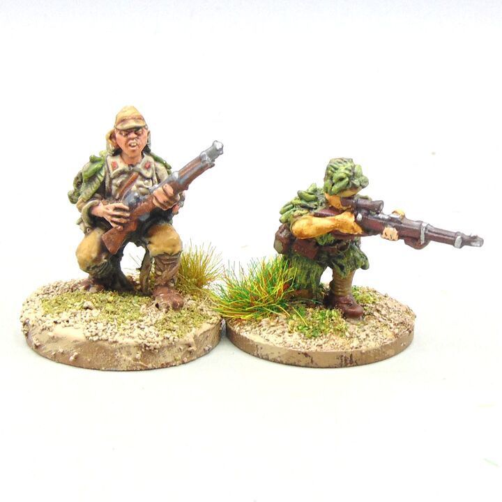 Grade D - TAG/Warlord Games - WW2 Burma & Pacific - Japanese Snipers