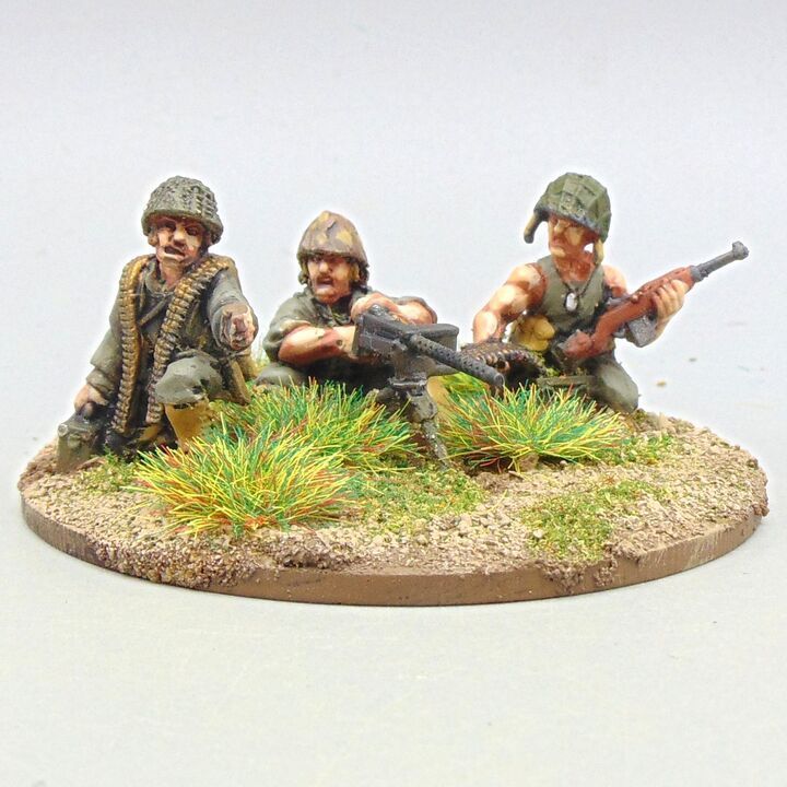 Grade C - Warlord Games - WW2 Burma & Pacific - US Marine Corps .30 cal MMG Team, Deployed