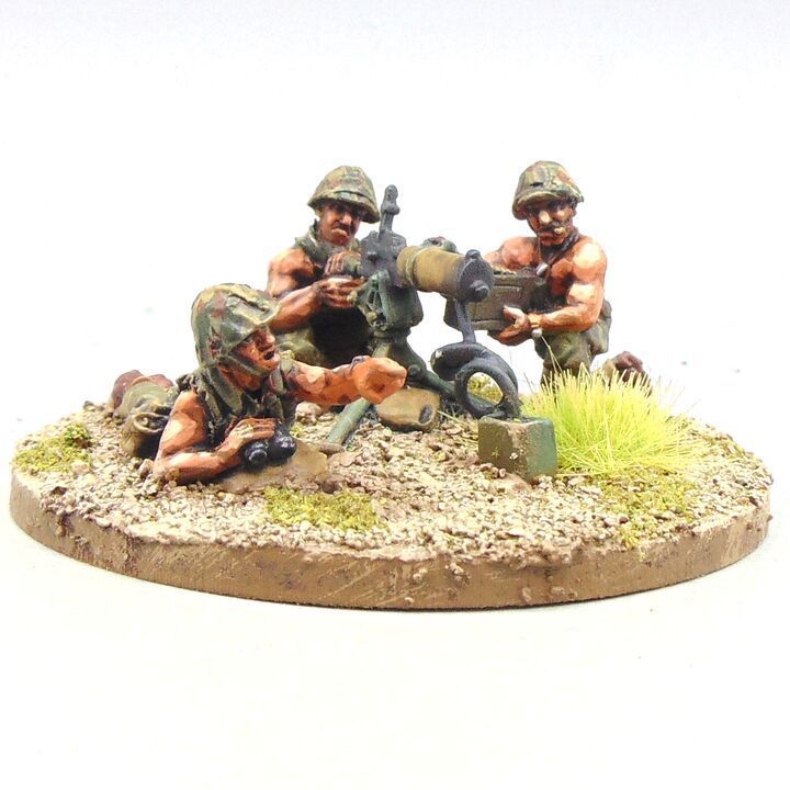 Grade C - Warlord Games - WW2 Burma & Pacific - US Marine Corps M1917 MMG Team, Deployed