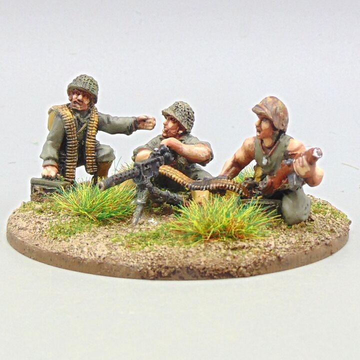 Grade C - Warlord Games - WW2 Burma & Pacific - US Marine Corps .30 cal MMG Team, Deployed