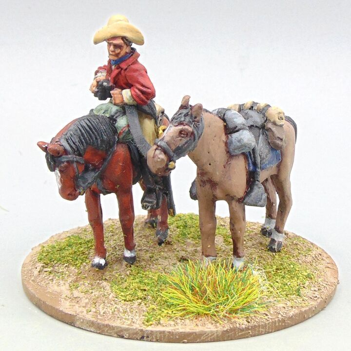 Grade C - Perry Miniatures - ACW - Confederate Horse Holder in Civilian Clothes