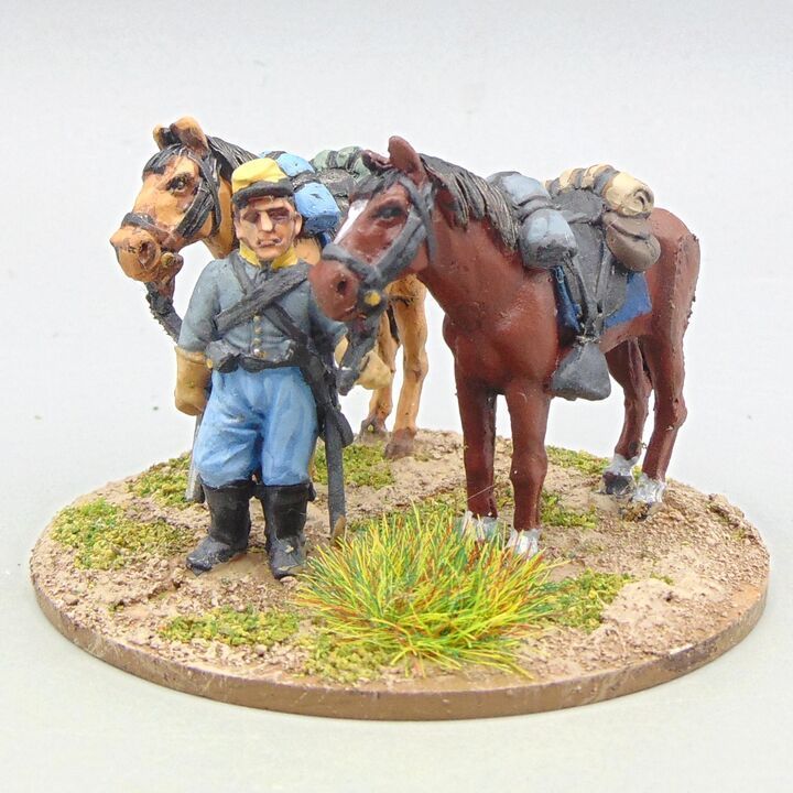 Grade C - Perry Miniatures - ACW - Confederate Horse Holder