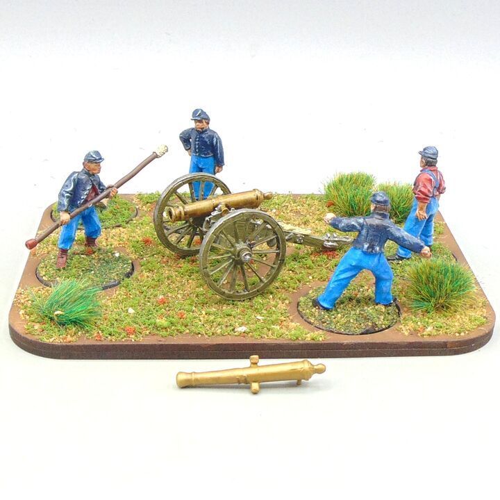 Grade D - Perry Miniatures - ACW - Union Smoothbore Field Gun & Crew
