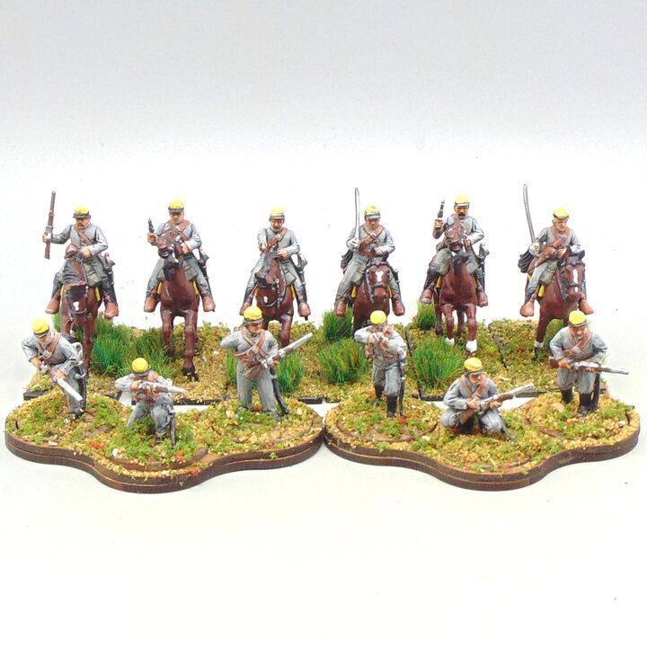 Grade D - Perry Miniatures - ACW - Confederate Cavalry (Mounted & Dismounted)