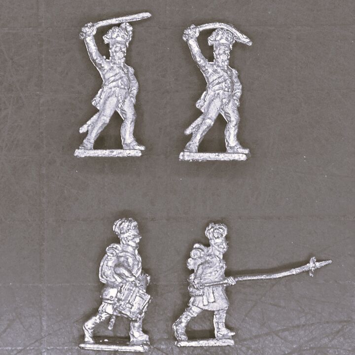 AB Figures/Battle Honors, Napoleonic: British Highland Infantry Command AB Figures/Battle Honors, Napoleonic: British Highland Infantry Command
