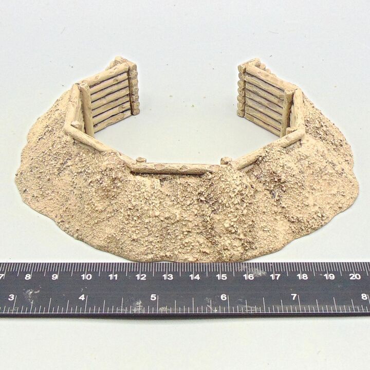 Grade C - Pauls Modelling Workshop - C20th Arid/Desert Terrain - Indirect Fire Artillery Emplacement - Out of Production Grade C - Pauls Modelling Workshop - C20th Arid/Desert Terrain - Indirect Fire Artillery Emplacement - Out of Production