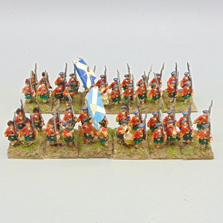 Grade E, Blue Moon Manufacturers - SYW/FIW - Scots Highland Infantry Brigade Grade E, Blue Moon Manufacturers - SYW/FIW - Scots Highland Infantry Brigade
