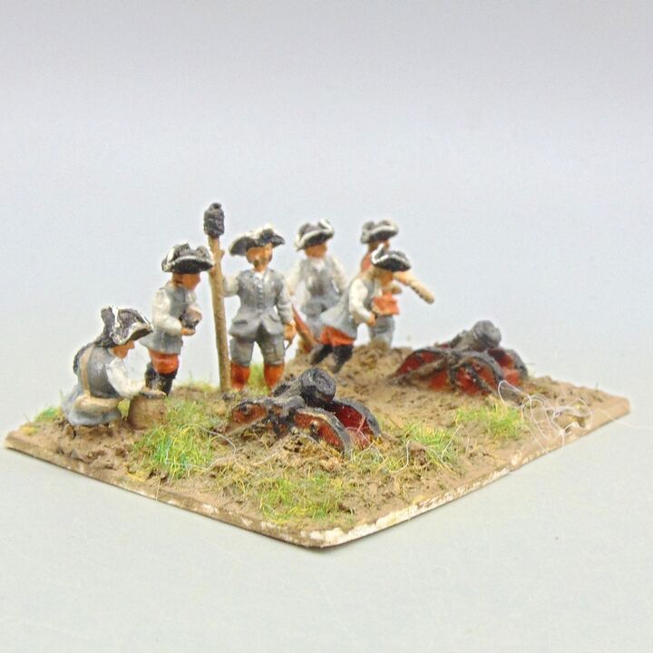 Grade E, Unidentified- C18th - Mortars with Crews Grade E, Unidentified- C18th - Mortars with Crews