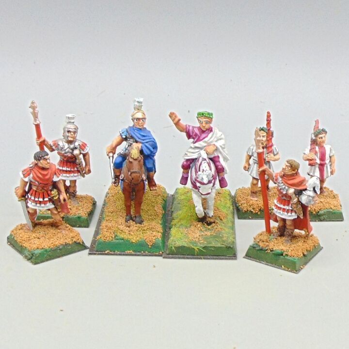 Grade D - Wargames Foundry - Early Imperial Roman Emperors Command Group Grade D - Wargames Foundry - Early Imperial Roman Emperors Command Group