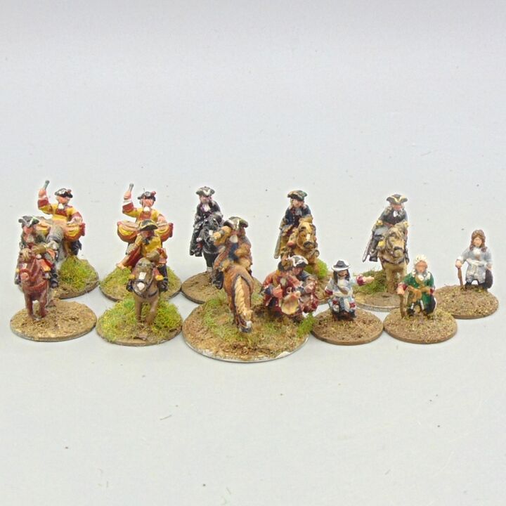Grade E, Blue Moon Manufacturing/Dixon Miniatures - WSS - Allied Generals, Staff & Mounted Musicians