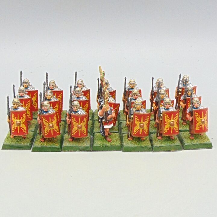 Grade D - Wargames Foundry - Early Imperial Roman Legionary Infantry Unit Grade D - Wargames Foundry - Early Imperial Roman Legionary Infantry Unit