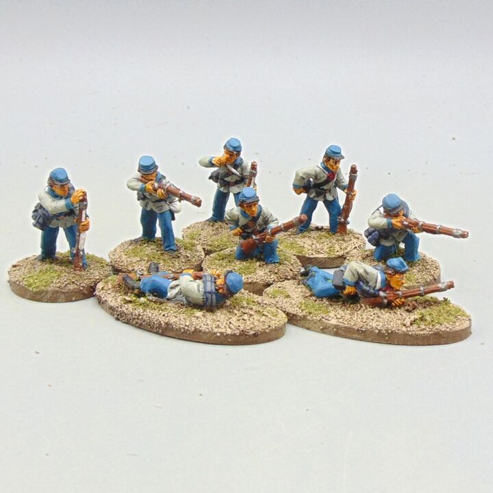Grade C - Wargames Foundry - ACW - Confederate Infantry, Skirmishing